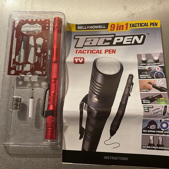 Tac pen tactical pen nine in one Bell Howell - Picture 1 of 4